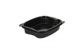 Bistro Warm PP 700 ml tray, rectangular - black