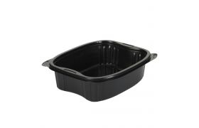Bistro Warm PP 900 ml tray, rectangular - black