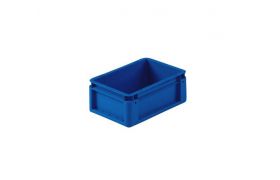 Plastic box S - 300x200x120 mm - w/o hole - Blue