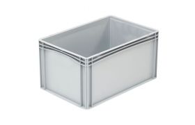 Plastic box Basicline 600x400x320 mm - Gray