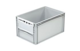 Plastic box Basicline 600x400x320 mm - Gray