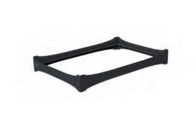 Adapter ring 600x400 mm - black
