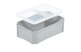 Lid for insert container 1/4 - 277x178 mm - clear