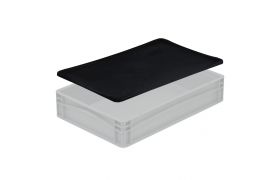 Lid for Basicline Eco 600x400 mm - loose - Black