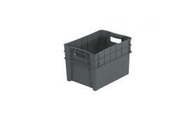 Plastic box stackable 400x300x250 mm - gray