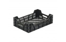 Gardener box perf. 600x400x170 mm - black