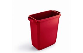 Plastic container 60L 590x282x600 mm - red
