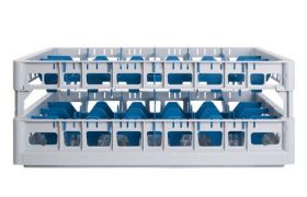 Dish basket 600x400 mm - 200 mm - 24 glasses