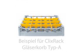 Dish basket 500x500 mm - 73 mm - 20 glasses