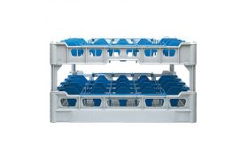 Dish basket 500x500 mm - 230 mm - 5x5 glass