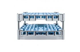 Dish basket 500x500 mm - 230 mm - 44 glass