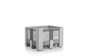 Tub Craemer SB3 - 3 compartments - Perforated - Gray