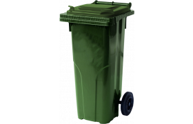 Europlast 2-wheeled waste container 80L green
