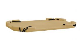 Insulated lid for 700 L tub - cream colored - PE