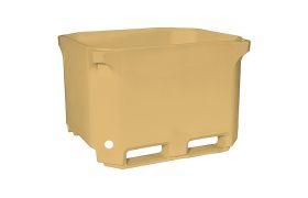 Insulated tub 1000 L - cream - PE