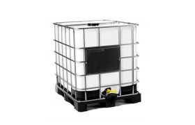 IBC Pallet tank 1000 L. - Used grid - New bladder 2"