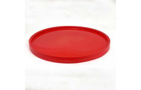 Plastic lid 2442 - Ø295 mm - red