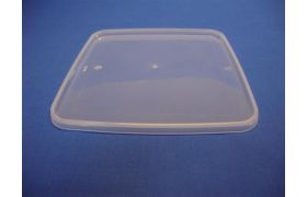 Plastic lid 2540 - Clear - 195x195 mm