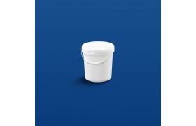 Plastic bucket EZE1180 - 1180 ml - White