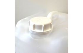 Cap w/ring - DIN 55 - White (K)