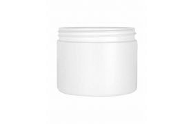 Plastic canister 500 ml HDPE - Ø100 mm - White