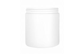 Plastic can 750 ml HDPE - Ø100 mm - White