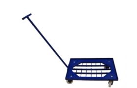 Handlebar for aluminum trolley - Blue