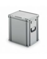 Kuffertkasse UNISTA 400x300x415mm (inkl låg) - grå