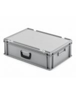 Kuffertkasse UNISTA 600x400x190mm (inkl låg) - grå
