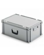 Kuffertkasse UNISTA 600x400x295mm (inkl låg) - grå