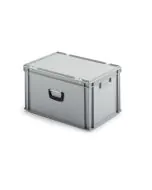 Kuffertkasse UNISTA 600x400x335mm (inkl låg) - grå