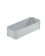 Basic indsatsbeholder - 1/4 - 355x138x85 mm - grå