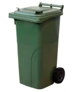 Affaldscontainer Europlast 2-hjulede 120L grøn