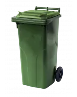 Affaldscontainer Europlast 2-hjulede 140L grøn