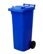 Affaldscontainer Europlast 2-hjulede 140L blå