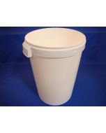 Plastspand 8430 - 42,3 L. m/håndt. - Hvid