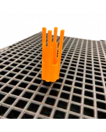 Rotatable pin Ø16xH66 mm - orange
