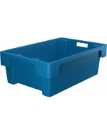 Plastkasse stabelvendbar 600x400x200 mm - Blå