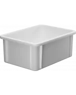Plastkasse stabelbar 400x300x165 mm - Hvid