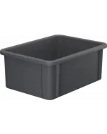 Plastkasse stabelbar 400x300x165 mm - Grå