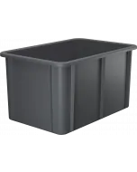 Plastkasse stabelbar 600x400x320 mm - Grå