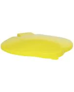 Plastlåg til 12 liters spand - gul