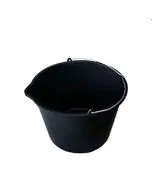 Plastspand m. hældetud gen.plast - 12L. m/metalh. 