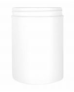 Plastdåse 1000 ml HDPE - Ø100 mm - Hvid