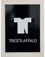 Piktogram - Tekstilaffald