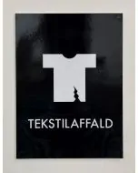 Piktogram - Tekstilaffald