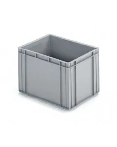 R-kasse 400x300x322 mm u/hå.hu - grå