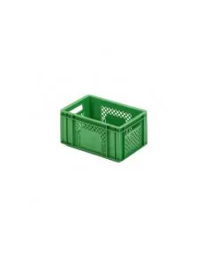 Plastkasse R - perf. 300x200x130 mm - grøn