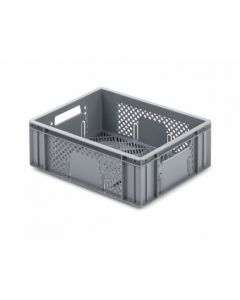 R-kasse perf. 400x300x142 mm - grå