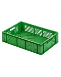 R-kasse perf. 600x400x133 mm - grøn